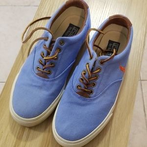 Polo by Ralph Lauren Light Blue Boat Shoes Sneaker